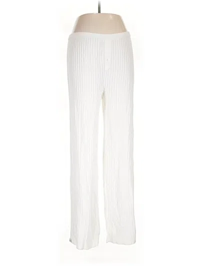 Pre-owned Barefoot Dreams Casual Pants In Ivory