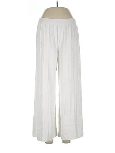 Pre-owned Barefoot Dreams Casual Pants In Ivory