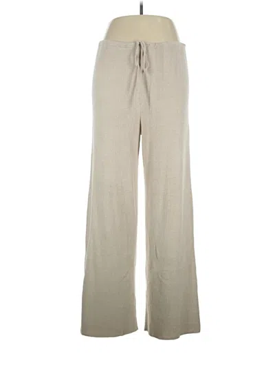 Pre-owned Barefoot Dreams Casual Pants In Tan