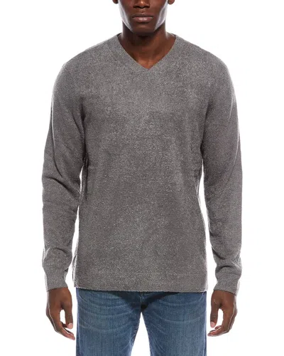 Barefoot Dreams Cal Relaxed V-neck Pullover In Gray