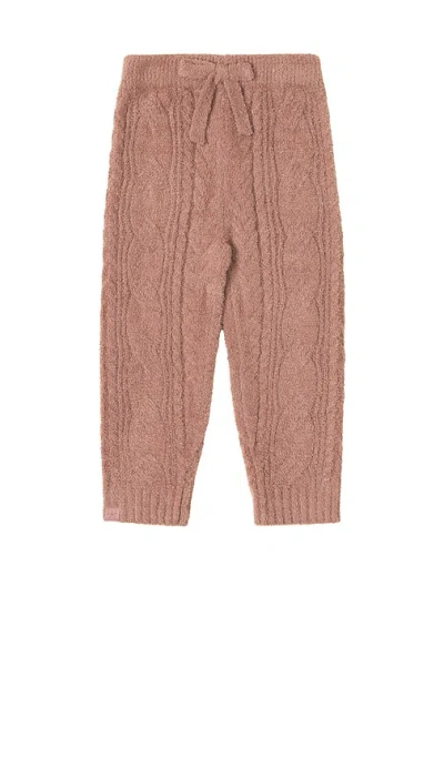 Barefoot Dreams Ccl Toddler Cable Pant In Brick