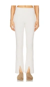 Barefoot Dreams Cozychic Ultra Lite Front Slit Pant In Almond