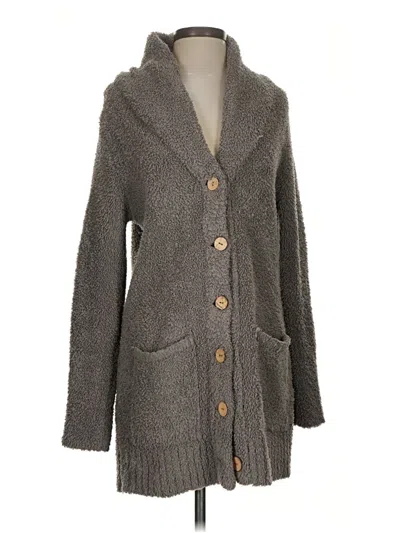 Pre-owned Barefoot Dreams Coat In Gray