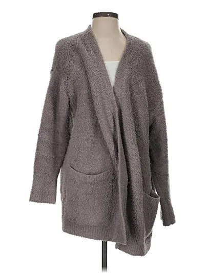 Pre-owned Barefoot Dreams Coat In Gray