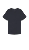 Barefoot Dreams Cotton Modal Crew Tee In Purple