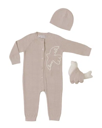 Barefoot Dreams Covered In Prayer Baby Love Set In Gray