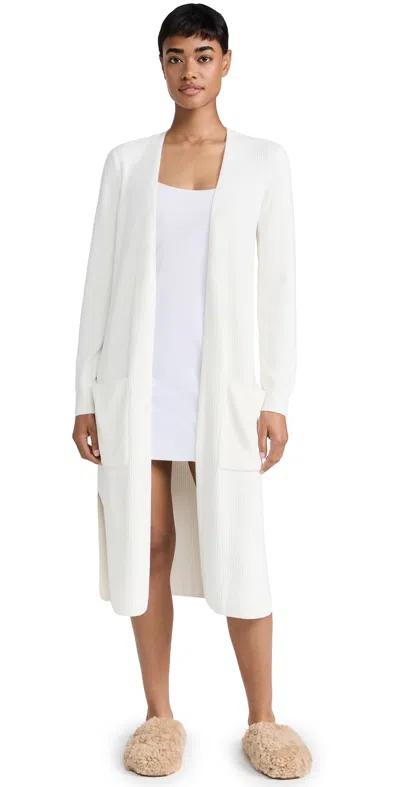 Barefoot Dreams Cozy Chic Ultra Lite Long Cardigan Pearl