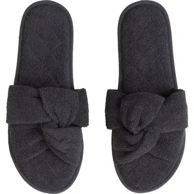 Barefoot Dreams Cozy Terry® Slipper In Black