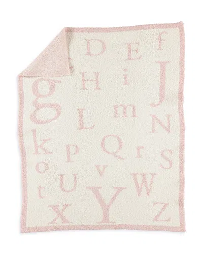 Barefoot Dreams Cozychic Abc Blanket - Baby In Dusty Rose