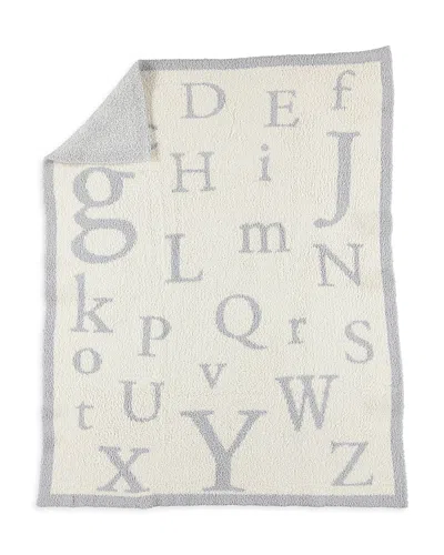 Barefoot Dreams Cozychic Abc Blanket - Baby In Ocean/cream