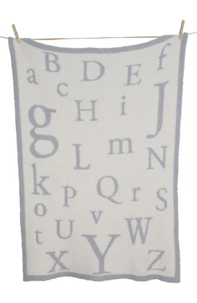Barefoot Dreams 'cozychic® Abc' Blanket In Ocean/cream