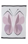 Barefoot Dreams Cozychic® Abstract Butterfly Stroller Blanket In Petal Multi