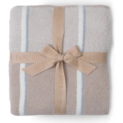 Barefoot Dreams ® Cozychic® Accent Stripe Throw Blanket In Brown
