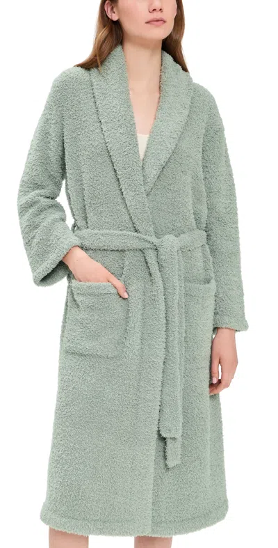 Barefoot Dreams Cozychic Adult Robe Wave In Green