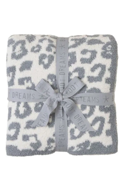 Barefoot Dreams Cozychic® Animal Print Throw Blanket In Moonbeam/cream