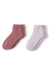 Barefoot Dreams Cozychic™ Assorted 2-pack Ankle Socks In Multi
