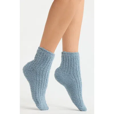 Barefoot Dreams Cozychic™ Assorted 2-pack Tennis Ankle Socks In Blue