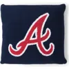 Barefoot Dreams Cozychic® Atlanta Braves Accent Pillow In Braves Multi