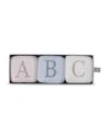 Barefoot Dreams Cozychic Baby Block Set In Pink Multi