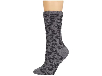 Barefoot Dreams Cozychic Barefoot In The Wild Sock Women's No Show Socks Shoes Graphite/carbon: One Size In Gray