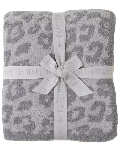 Barefoot Dreams Cozychic Barefoot In The Wild Throw - Linen In Gray