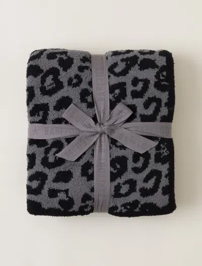 Barefoot Dreams Cozychic® Barefoot In The Wild® Throw In Charcoal / Black