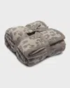 Barefoot Dreams Barefoot In The Wild Cozy Chic Adult Throw In Linenwarm Gray