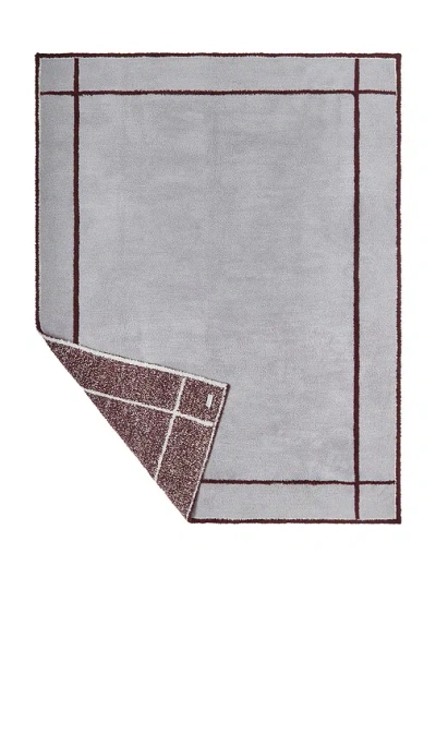 Barefoot Dreams Cozychic Belmar Border Throw In Vapor Multi