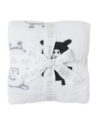 Barefoot Dreams Cozychic Black Sheep Blanket In Pearl Multi