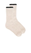 Barefoot Dreams Cozychic Blanket Stitch Rib Socks Çÿ­è¢œ Â€“ Çÿ³è‰². Å°ºç � All. In Gold