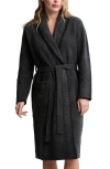 Barefoot Dreams Cozychic® Blanket Stitch Robe In Black