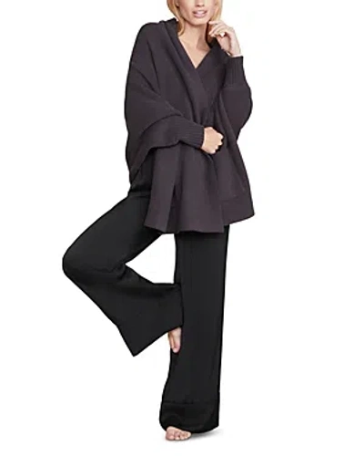 Barefoot Dreams Cozychic Blanket Wrap In Black