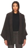 Barefoot Dreams Cozychic Blanket Wrap In Carbon