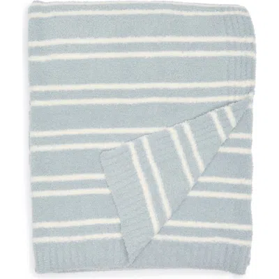Barefoot Dreams ® Cozychic® Block Stripe Throw Blanket In Moonbeam