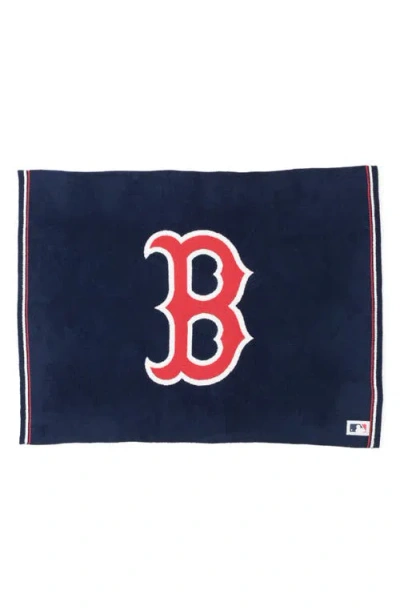 BAREFOOT DREAMS BAREFOOT DREAMS COZYCHIC® BOSTON RED SOX THROW BLANKET