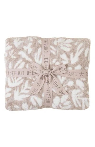 Barefoot Dreams Cozychic® Botanical Print Throw Blanket In Sahara Multi