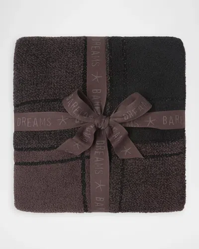 Barefoot Dreams Cozychic Buffalo Plaid Throw, 54" X 72" In Brown