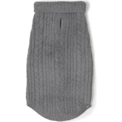 Barefoot Dreams Cozychic® Cable Pet Sweater In Gray