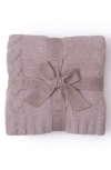 Barefoot Dreams Cozychic® Cable Receiving Blanket In Neutral