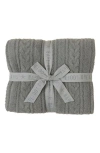 Barefoot Dreams Cozychic® Cable Throw Blanket In Laurel Green