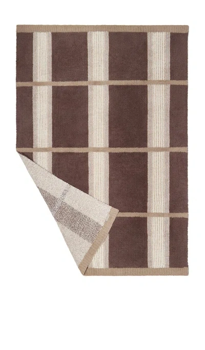 Barefoot Dreams Cozychic Canyon Plaid Throw In Sable Multi