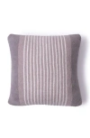 Barefoot Dreams Cozychic® Center Stripe Accent Pillow In Gray