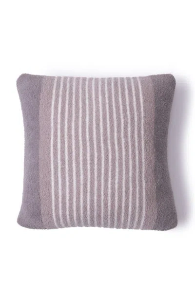 Barefoot Dreams Cozychic® Center Stripe Accent Pillow In Gray