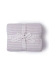 Barefoot Dreams Cozychic® Center Stripe Throw Blanket In Gray