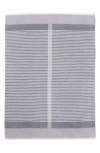 Barefoot Dreams Cozychic® Center Stripe Throw Blanket In Gray
