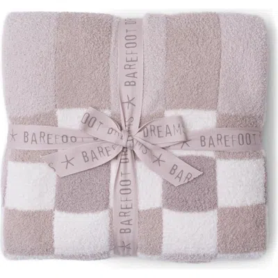 Barefoot Dreams ® Cozychic Checkerboard Throw Blanket In Purple