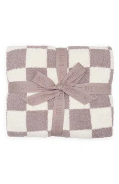 Barefoot Dreams ® Cozychic® Checkered Blanket In Purple