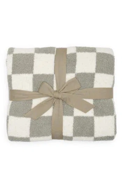 Barefoot Dreams ® Cozychic® Checkered Blanket In Gray