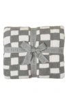 Barefoot Dreams Cozychic® Checks & Stripes Throw Blanket In Laurel Green/cream