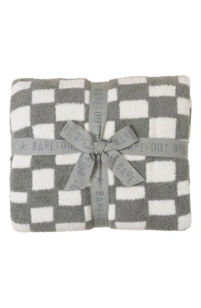 Barefoot Dreams Cozychic® Checks & Stripes Throw Blanket In Laurel Green/cream